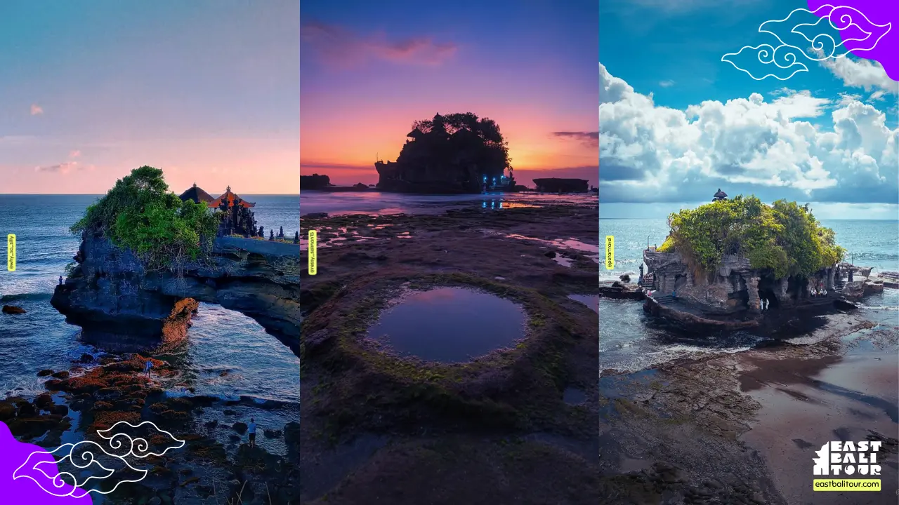 Tanah Lot Sunset Tour - Stunning Bali sunset at Tanah Lot Temple with magical cliffside views