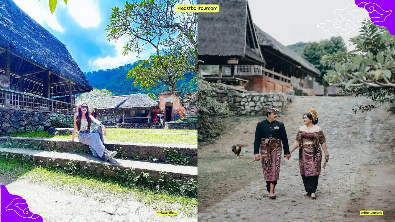 Tenganan Village Bali, traditional Bali Aga community with ancient culture and crafts