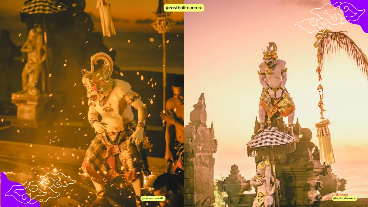 발리 남부투어 - 짐바란 해변에서 즐기는 특별한 저녁 4 발리 울루와투 사원 – 인도양 절벽 위에 자리한 신성한 바다의 사원, 푸라 루후르 울루와투