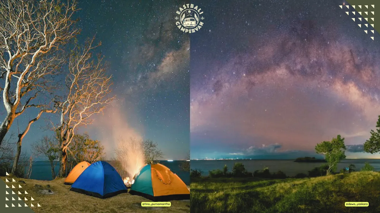 Camping ground Bukit Asah Karangasem dengan suasana alami dan damai