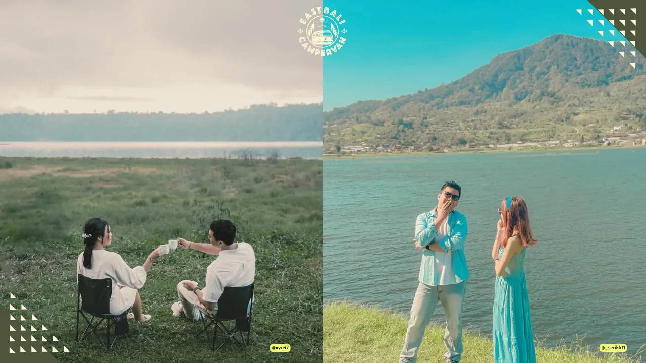 Danau Buyan 15 Camping di Danau Buyan Bali – destinasi favorit pecinta alam dan fotografi dengan panorama danau jernih dan udara pegunungan sejuk.