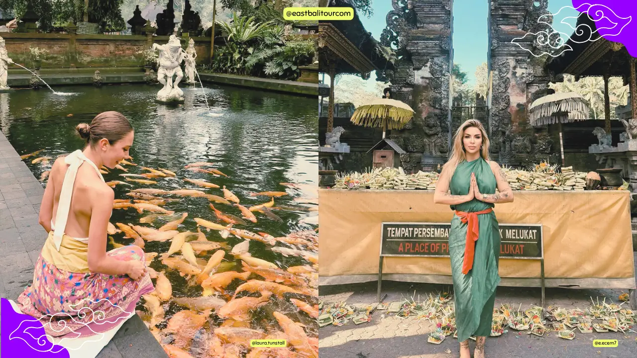 발리의 신성한 경험 티르타 엠풀 사원 우붓 투어