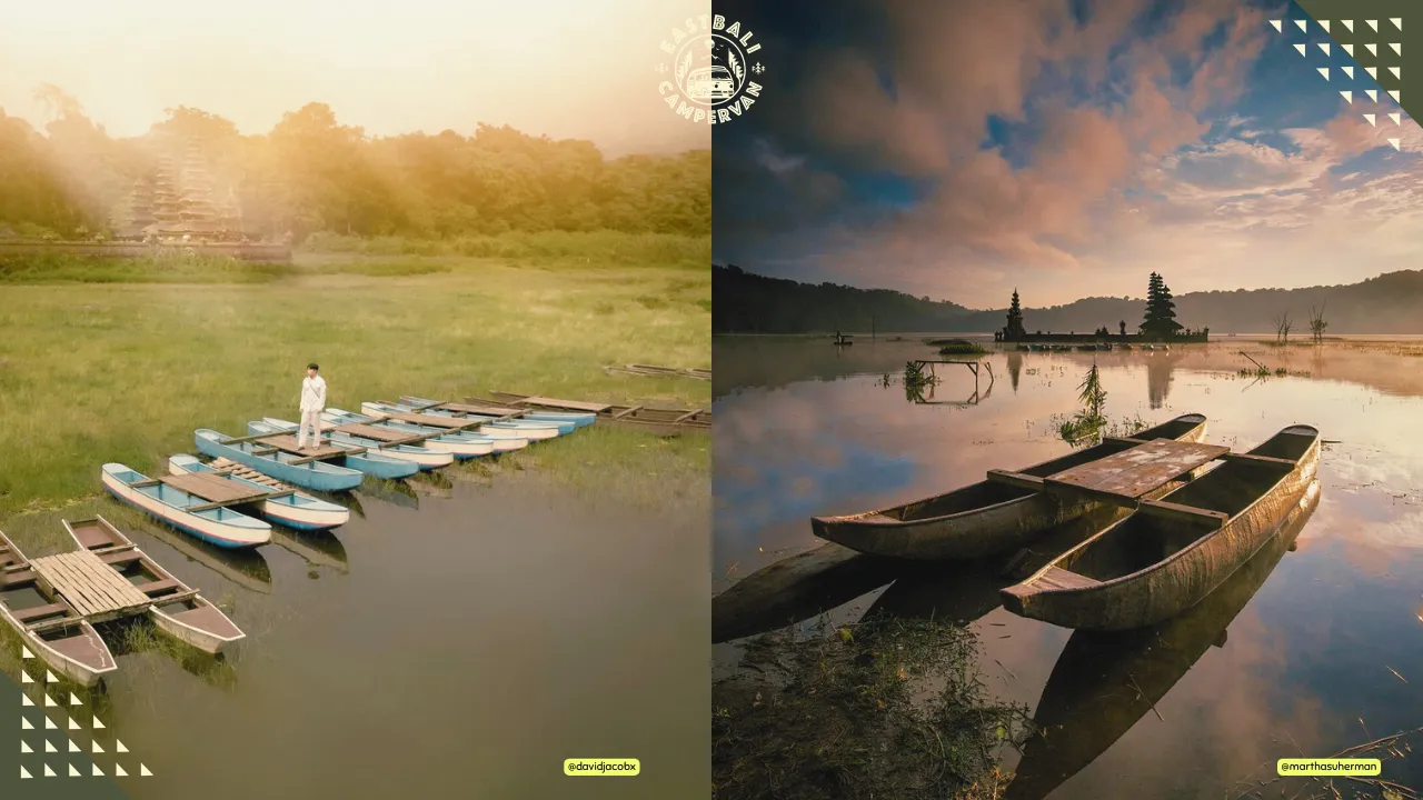 Lake Tamblingan Camping Ground Bali – serene lakeside campsite surrounded by forest, ideal for slow travel and campervans.