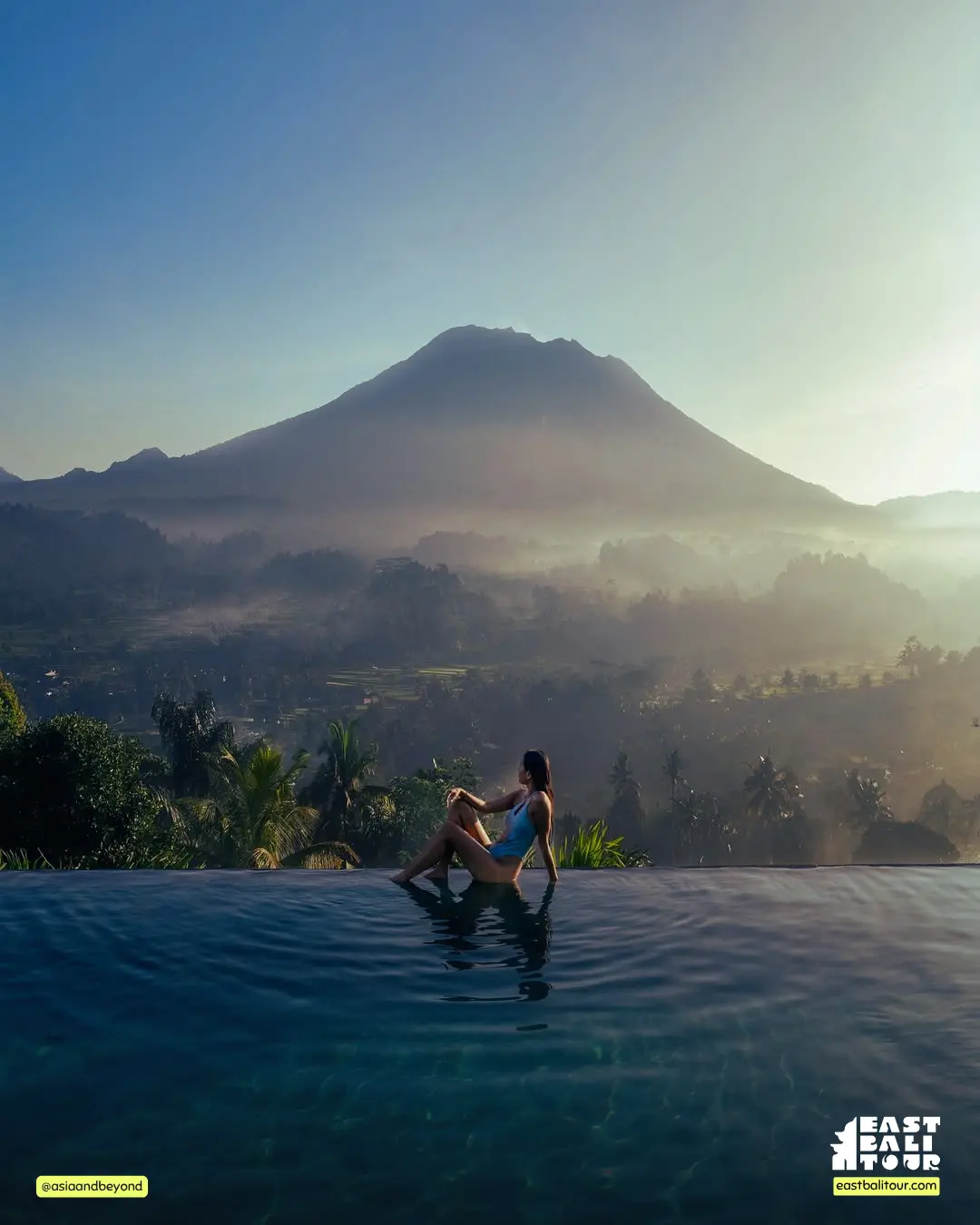 East Bali Viewpoint and Rice Terraces