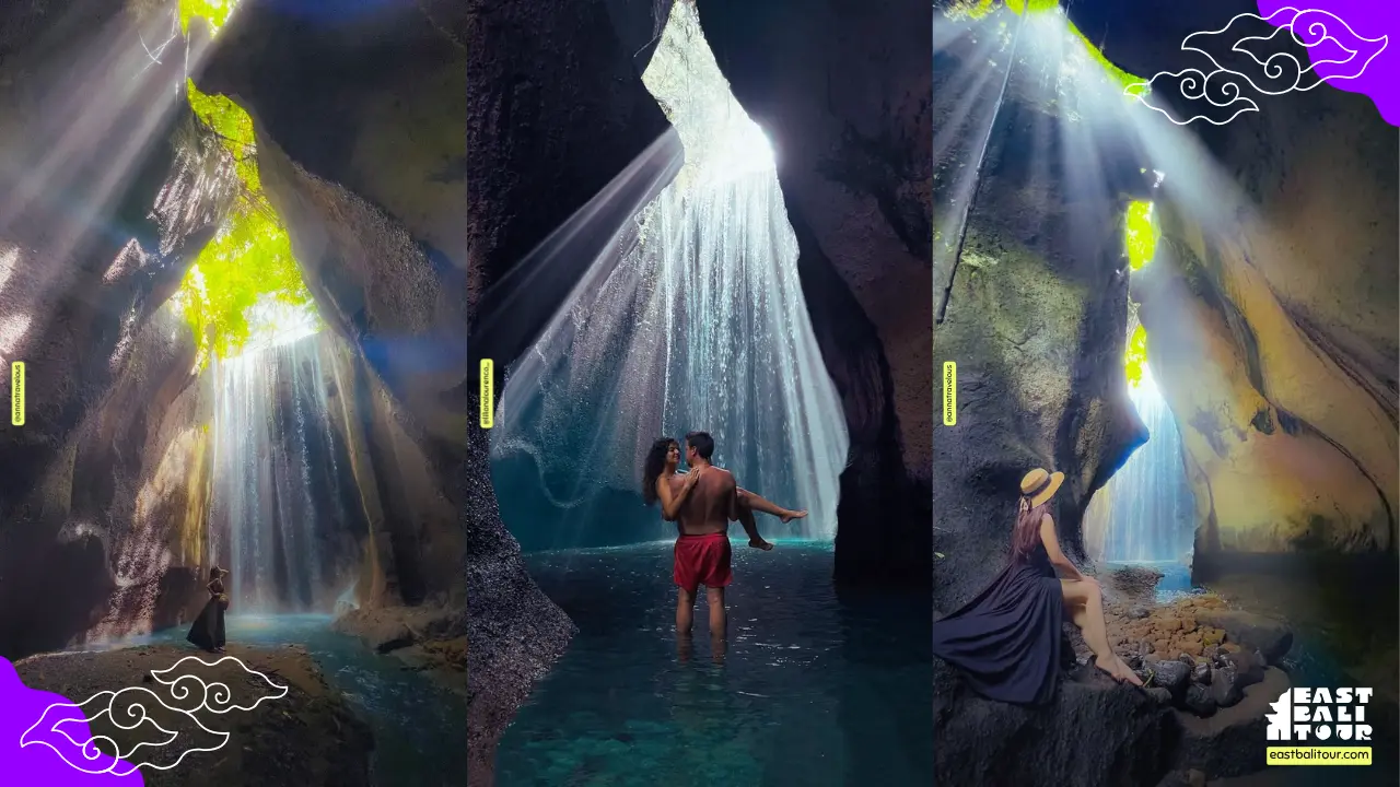 Pareja durante un viaje de novios a Bali explorando terrazas de arroz y paisajes tropicales