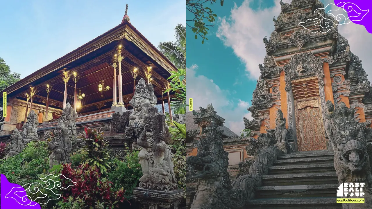 Ubud Palace 16 Intricate stone carvings and traditional pavilions at Ubud Palace Bali