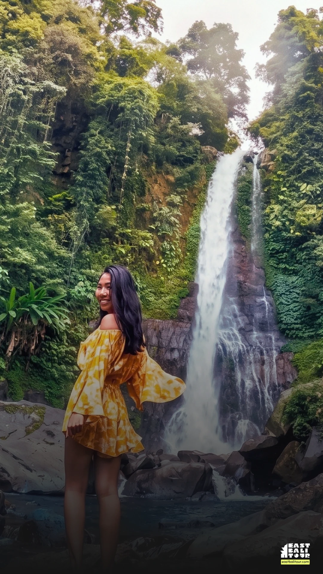 Munduk Waterfall private tour visiting Banyumala twin falls and Wanagiri hidden hill green bridge viewpoint in North Bali