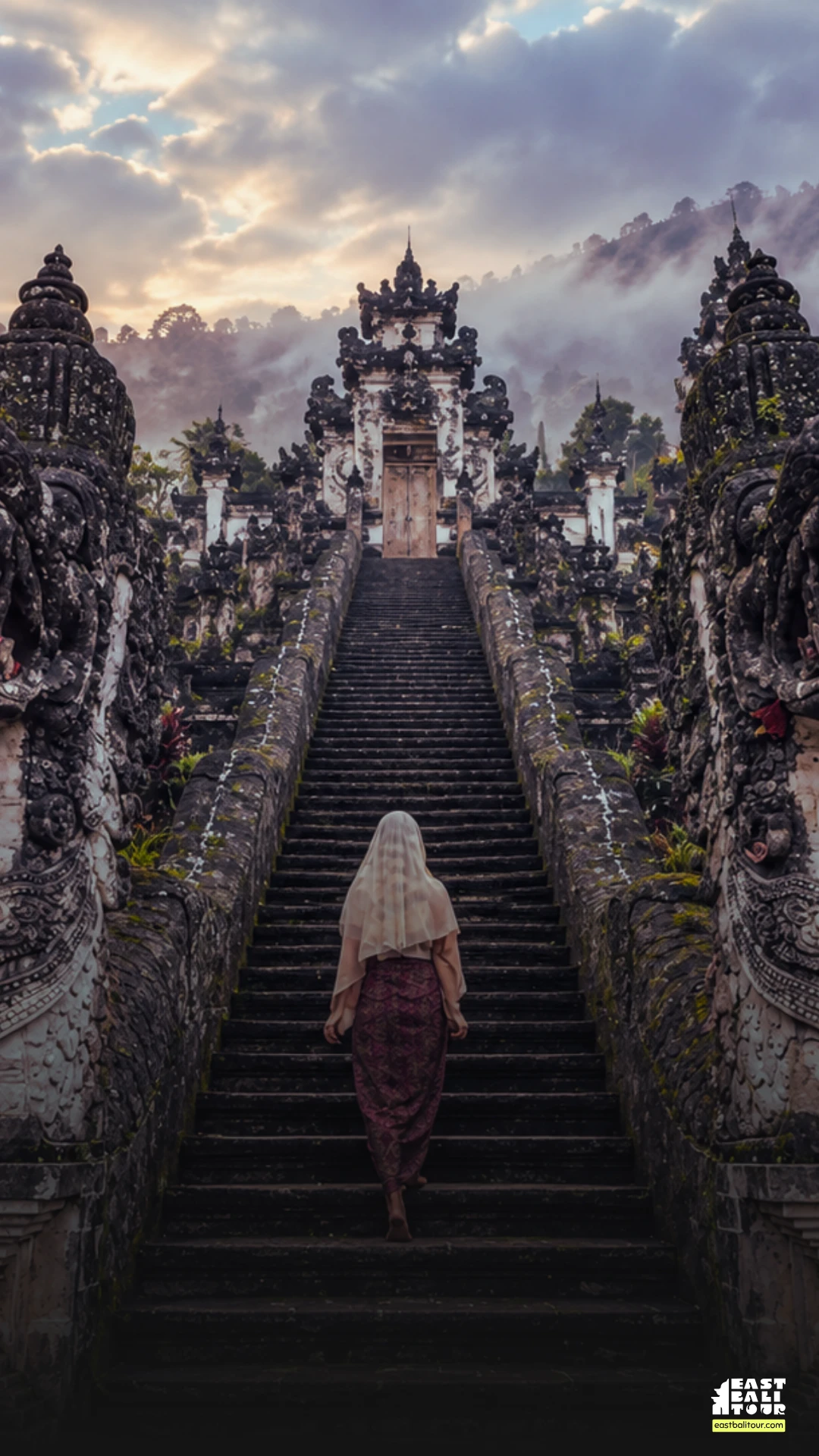 Private East Bali discovery tour with hotel pickup visiting Tirta Gangga, Lempuyang and Tukad Cepung on one full day