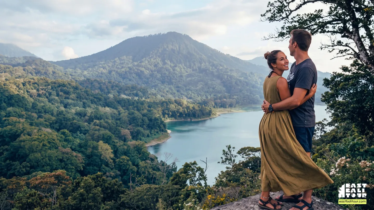 Scenic North Bali Twin Lakes Viewpoint and Handara Gate Tour
